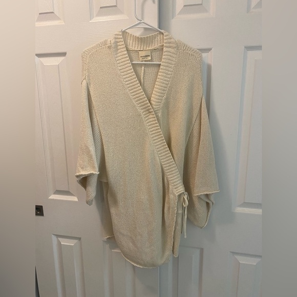 NWOT | Zulu & Zephyr | Awoken Knit Romper| Wrap Playsuit | Cream | S - Picture 3 of 13